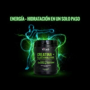 Creatina Vitao + Electrolitos — Potencia Real para Práctica Real